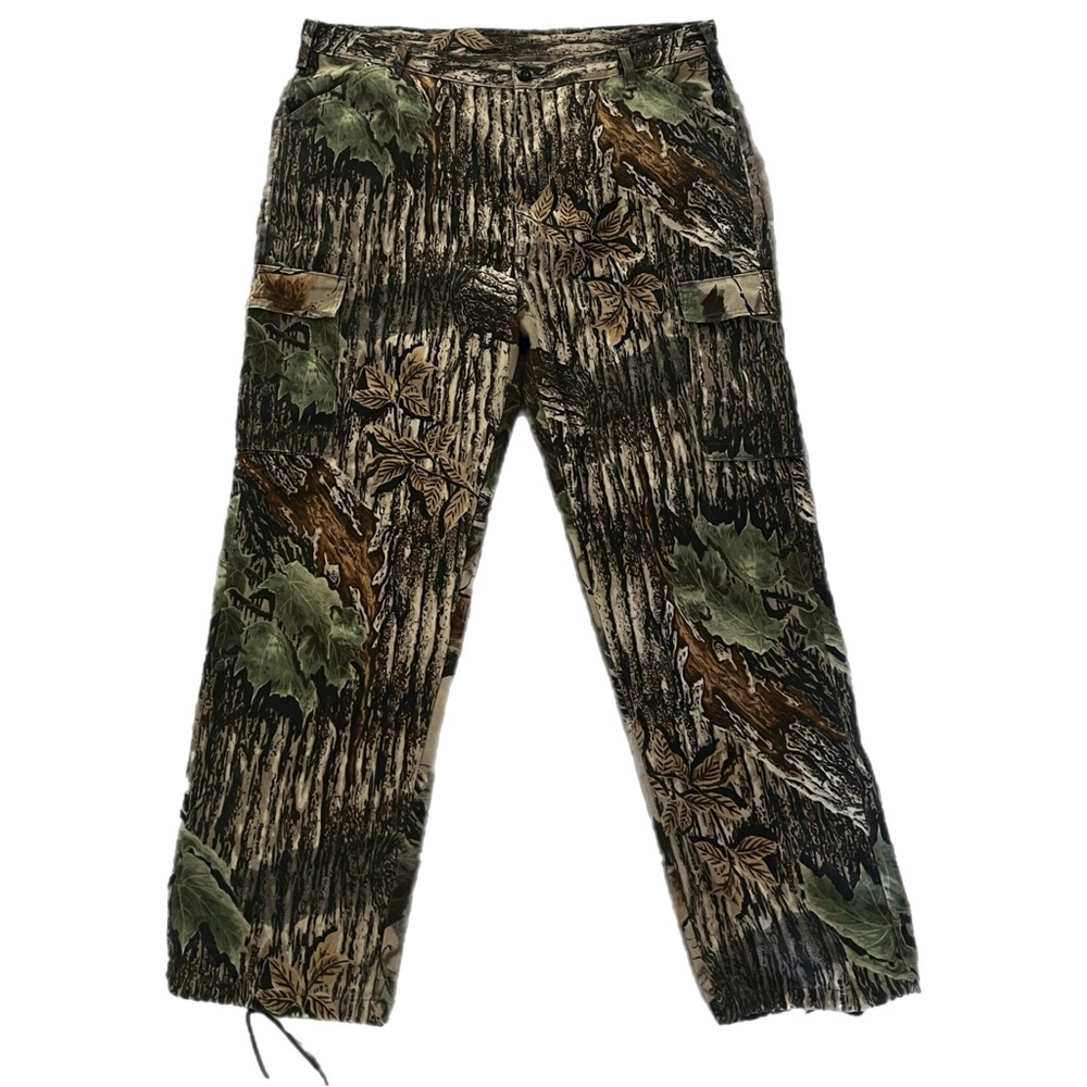 Vintage Liberty Real Tree Camo Cargos Pants Size XL w/ Adjustable Waist